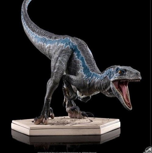 Blue Jurassic World Fallen Kingdom Art 1/10 Scale Statue by Iron Studios